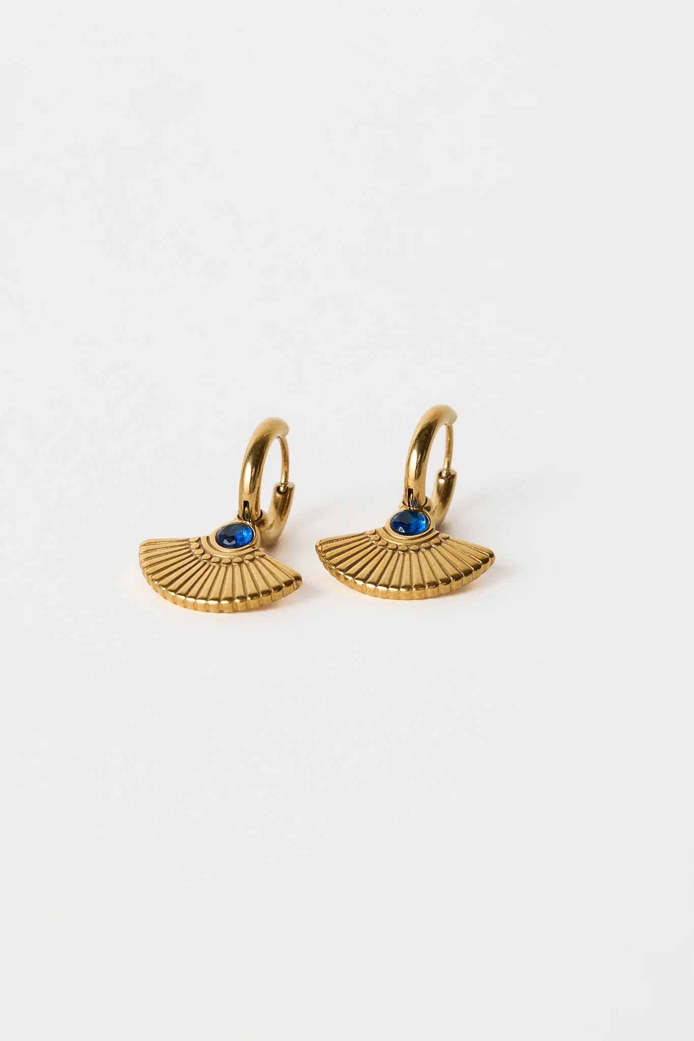 Mason Earrings - Gold / Sapphire