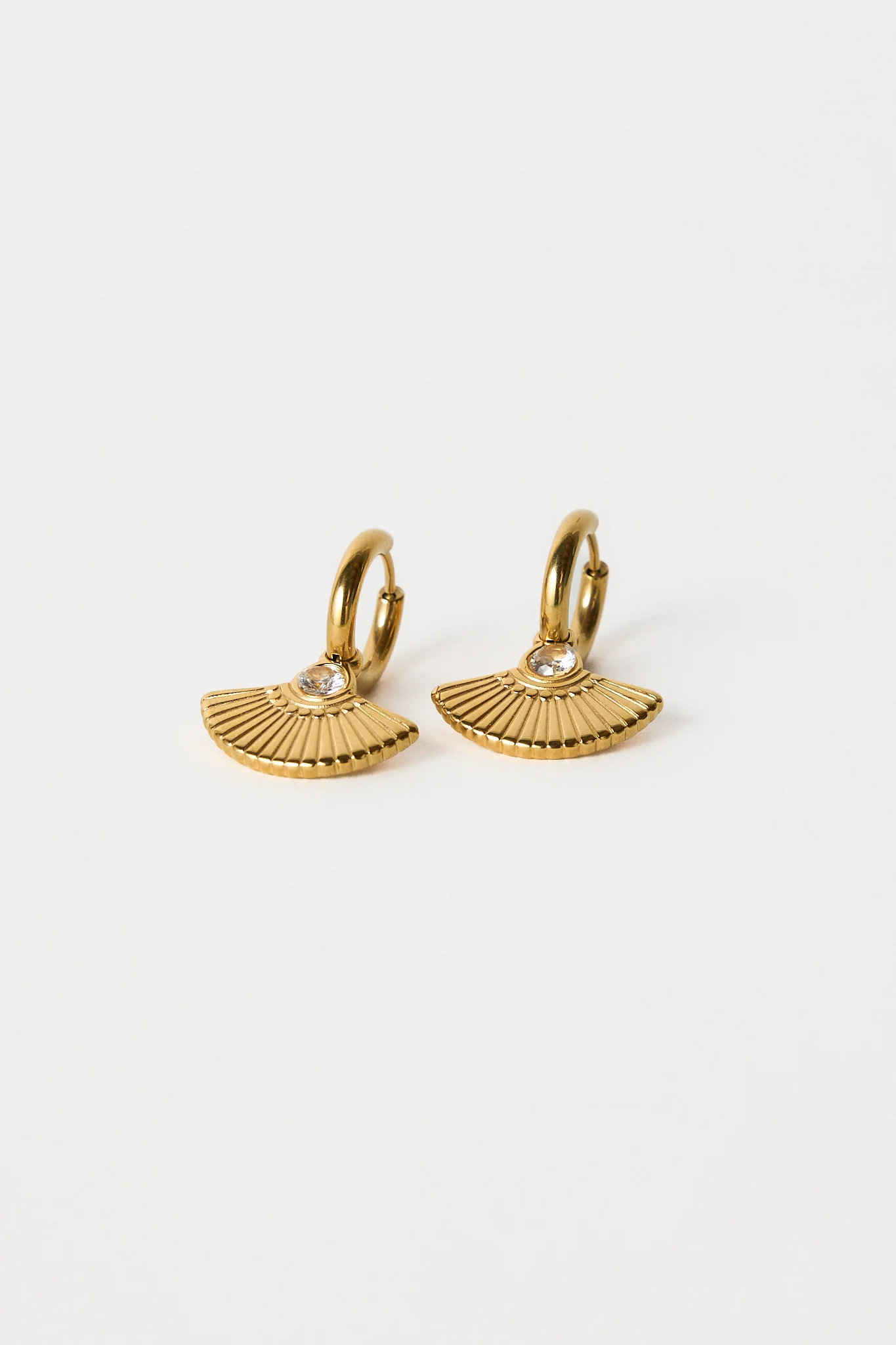 Mason Earrings - Gold / Diamond